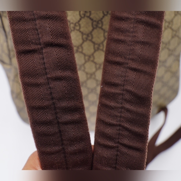 ❌️❌️SOLD ❌️❌️AV40❤️ GUCCI GG Plus Monogram Interlocking G Backpack - Picture 12 of 14